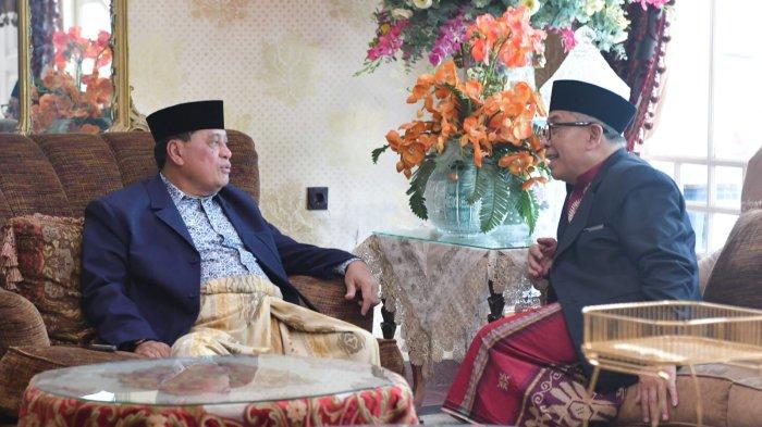 Silaturahmi Idul Fitri Nurdin Halid dan Ilham Arief Sirajuddin: Menjaga Kejayaan Golkar di Sulsel