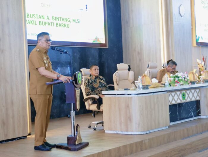 Wakil Bupati Barru membuka Rakor Kepegawaian di Mal Pelayanan Publik