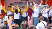 Bupati Barru menghadiri jalan santai HUT ke-27 SMAN 4 Barru