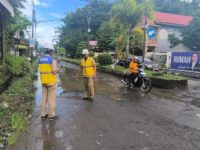 Perbaikan Jalan Jenderal Sudirman Barru menggunakan konstruksi beton oleh Pemkab Barru demi keselamatan pengguna jalan