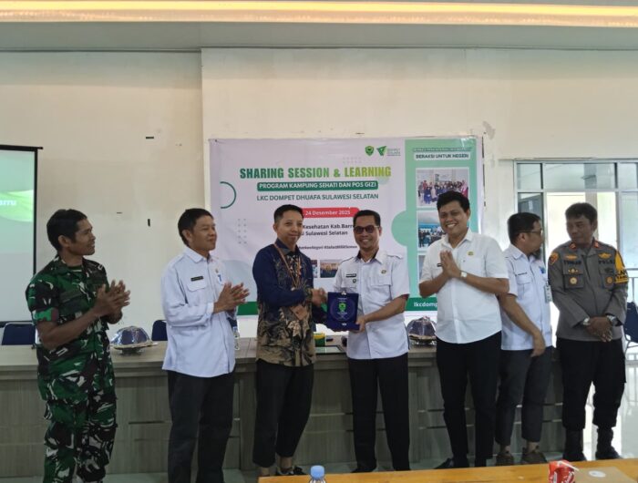 Kegiatan Sharing Session Program Pos Gizi Humia Trust dan Kampung Sehati Dompet Dhuafa Sulawesi Selatan di Dinas Kesehatan Kabupaten Barru