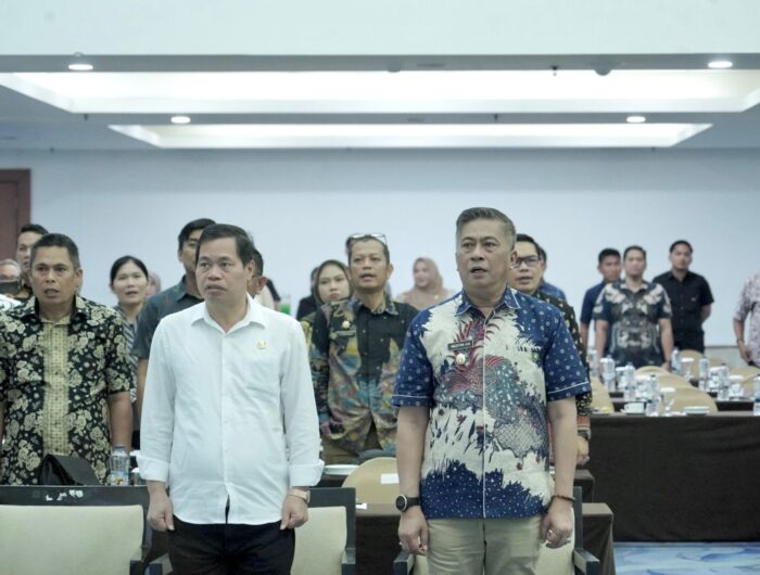 Wakil Bupati Barru Abustan Andi Bintang menghadiri Evaluasi Pembangunan Sekolah Rakyat di Makassar