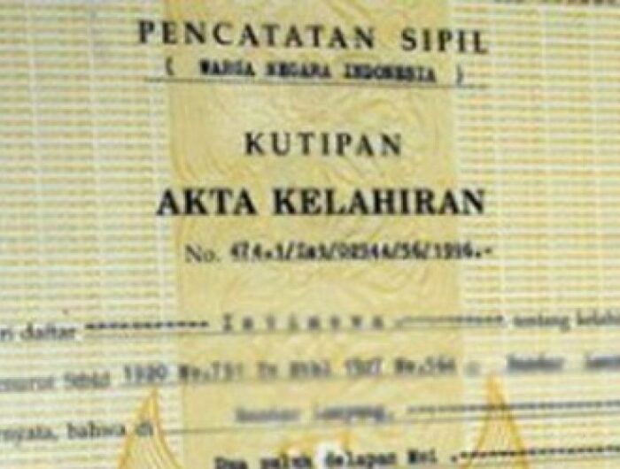 Ilustrasi Akta Kelahiran Bayi
