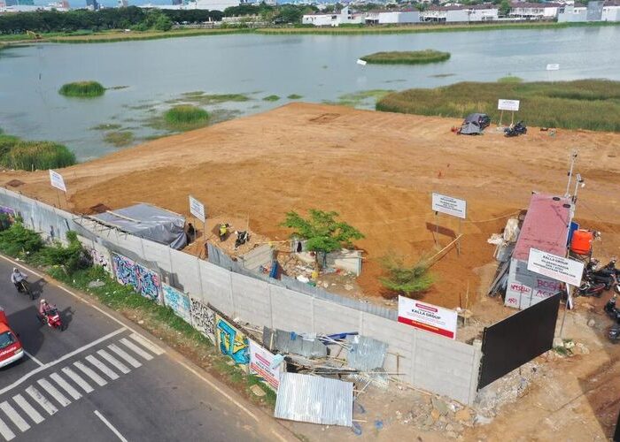 Lokasi lahan yang diduga bersengketa antara PT Hadji Kalla dan PT GMTD Tbk di Jalan Metro Tanjung Bunga, Kecamatan Tamalate, Kota Makassar, Sulsel.(Dokumentasi/Corporate Communication & Sustainability KALLAtabe kak.)