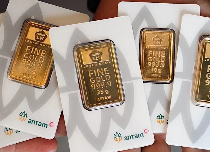 Ilustrasi harga emas hari ini