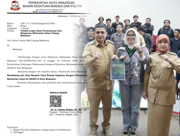 Lampu Hijau Pemkot Makassar untuk HMI Cabang Makassar Tuan Rumah Kongres ke-XXXIII