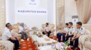 Bupati Barru Andi Ina Kartika Sari menerima kunjungan Kepala Rutan Kelas IIB Barru membahas kolaborasi ketahanan pangan dan program kemandirian warga binaan.