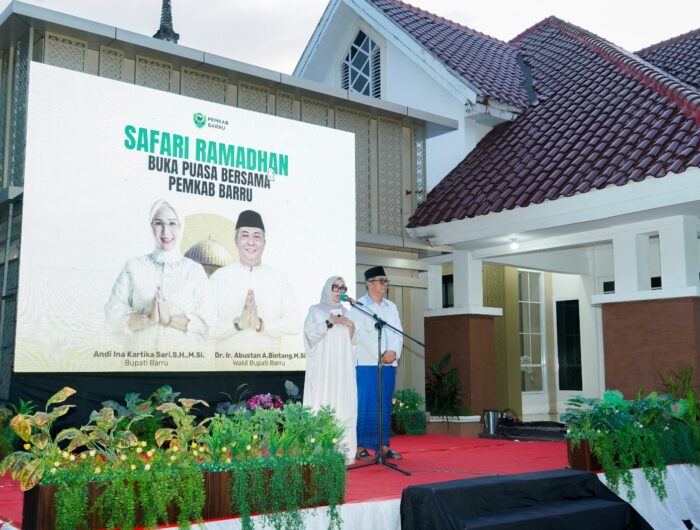 Bupati Barru Andi Ina Kartikasari dan Wakil Bupati Abustan Andi Bintang dalam Safari Ramadan 2026 di Rumah Jabatan Bupati Barru