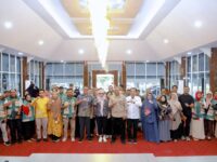 Bupati Barru Andi Ina Kartika Sari menerima Dirjen Hortikultura Kementerian Pertanian di Rumah Jabatan, Barru, Sulawesi Selatan.