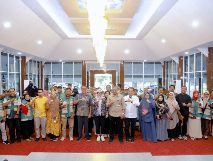 Bupati Barru Andi Ina Kartika Sari menerima Dirjen Hortikultura Kementerian Pertanian di Rumah Jabatan, Barru, Sulawesi Selatan.