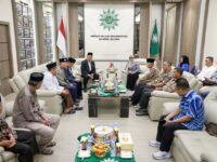 Bupati Barru melakukan audiensi dengan Muhammadiyah Sulawesi Selatan membahas penyelesaian konflik Masjid Nurut Tauhid Barru