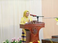 Bupati Barru menyampaikan sambutan pada HUT ke-66 Barru di DPRD