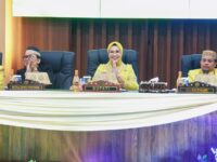 Bupati Barru memaparkan capaian pembangunan pada HUT ke-66 Barru di DPRD