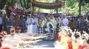 Penampilan tarian Sumangena To Berru’e pada HUT ke-66 Kabupaten Barru