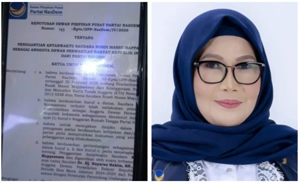 Hayarna Hakim disebut ditunjuk NasDem menggantikan Rusdi Masse di DPR RI