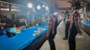 Personel Sat Samapta Polres Barru melaksanakan patroli preventif di kawasan pusat aktivitas masyarakat Kabupaten Barru