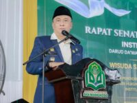 Wakil Bupati Barru Abustan A Bintang menghadiri Wisuda Sarjana ke-35 IAI DDI Mangkoso di Kabupaten Barru.