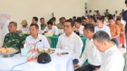 Kapolres Barru AKBP Ananda Fauzi Harahap mengikuti peresmian nasional Koperasi Desa Kelurahan Merah Putih bersama jajaran pemerintah daerah di Kelurahan Tuwung, Kabupaten Barru.