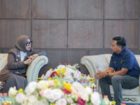 Audiensi hangat PWI Barru bersama Bupati Barru Andi Ina Kartika Sari di Ruang Kerja Bupati Barru