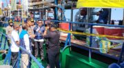 Kapolda Sulsel Irjen Pol Djuhandhani Rahardjo Puro memimpin konferensi pers pengungkapan puluhan kasus penyalahgunaan BBM dan LPG subsidi di Dermaga Pelindo Makassar dengan total kerugian negara mencapai Rp69,9 miliar.