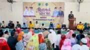 Wakil Bupati Barru Abustan A. Bintang menghadiri Penamatan (Khatmul) Al-Qur'an yang diikuti 1.410 santri TPA dan TPQ dari tujuh kecamatan di Masjid Agung Nurul Iman Barru pada peringatan Hari Asyura 1448 Hijriah.