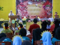 Bupati Barru Andi Ina Kartika Sari membuka Festival Bintang Anak Mallusetasi di Gedung PKG Mallawa, Kecamatan Mallusetasi, yang diikuti perwakilan Forum Anak dari seluruh desa dan kelurahan sebagai ajang pengembangan bakat, kreativitas, dan karakter generasi muda.