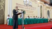 Bupati Barru Andi Ina Kartika Sari menghadiri Penamatan Santri ke-84 dan Wisuda ke-7 Ma'had Aly Pondok Pesantren DDI Mangkoso di Kampus III Putri Bulu Lampang, Kecamatan Soppeng Riaja, Kabupaten Barru.