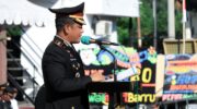 Kapolres Barru AKBP Ananda Fauzi Harahap memimpin Upacara Hari Bhayangkara ke-80 di halaman Mapolres Barru yang dihadiri Bupati Barru, Forkopimda, TNI, dan berbagai unsur masyarakat.