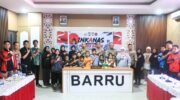 Kapolres Barru AKBP Ananda Fauzi Harahap melepas 19 atlet INKANAS Polres Barru yang akan mengikuti Kejuaraan Piala Kapolda dan Series II Dansat Brimob Polda Sulawesi Selatan.