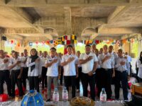 KBO Satresnarkoba Polres Barru IPDA Nirwan Bakri memberikan sosialisasi bahaya NAPZA kepada peserta Dasar Pendidikan dan Orientasi Kepramukaan SMK Pelayaran Lintas Nusantara Kabupaten Barru.