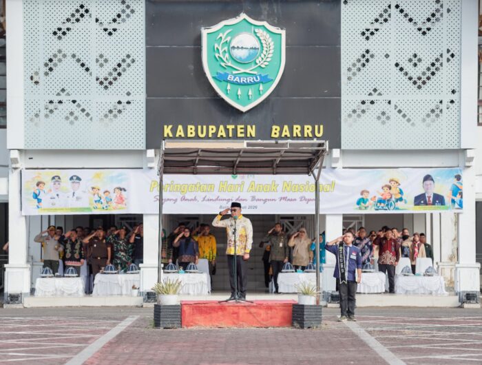 Hari Anak Nasional, HAN 2026, Kabupaten Barru, Wakil Bupati Barru, Forum Anak Colliq Pujie, Jambore Nasional 2026, Perlindungan Anak, Pemkab Barru