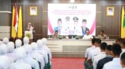 Bupati Barru Andi Ina Kartika Sari membuka Pemusatan Pendidikan dan Pelatihan Calon Paskibraka Kabupaten Barru 2026 sekaligus melepas tiga utusan Barru menuju pemusatan diklat tingkat Provinsi Sulawesi Selatan di Baruga Singkerru Adae.