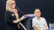 Bupati Barru Andi Ina Kartika Sari memberikan arahan saat membuka Asistensi Penyusunan Peta Proses Bisnis Perangkat Daerah Pemerintah Kabupaten Barru Tahun 2025–2029 di Hotel Aryaduta Makassar.