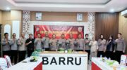 Wakapolres Barru Kompol Hardjoko menerima Tim Supervisi Biro SDM Polda Sulsel di Aula Wira Bhakti Satria Polres Barru