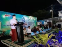 Wakil Bupati Barru Abustan A. Bintang menghadiri peringatan Maulid Nabi Muhammad SAW di Masjid Modern Kurir Langit