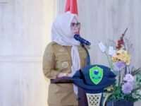 Bupati Barru Andi Ina Kartika Sari menghadiri Peringatan Maulid Nabi Muhammad SAW di Masjid Al-Jawahir Mangempang.