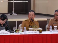 Sekda Barru Andi Syarifuddin menghadiri High Level Meeting TPID Sulawesi Selatan di Parepare.
