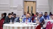 Wakil Bupati Barru Abustan A. Bintang bersama Kepala Dinas Kesehatan Barru menghadiri rapat koordinasi pencegahan dan penanggulangan HIV-AIDS Sulawesi Selatan di Makassar.