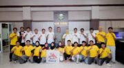 Wakil Bupati Barru Abustan A. Bintang melepas kontingen ALTI Kabupaten Barru untuk mengikuti eksebisi lari trail Porprov Sulawesi Selatan di Kabupaten Maros.
