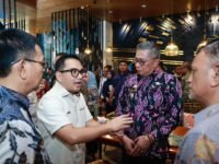 Wakil Bupati Barru Abustan A. Bintang menghadiri kunjungan kerja spesifik Komisi II DPR RI tentang pengelolaan aset pemerintah daerah dan Program LSDP di Makassar.