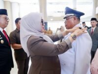 Bupati Barru Andi Ina Kartika Sari melantik pejabat pengawas dan pejabat fungsional di MPP Barru